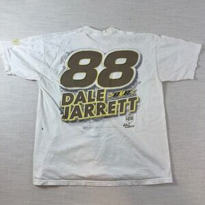 Vintage Winners Circle Dale Jarrett 88 NASCAR Racing T-Shirt White Large